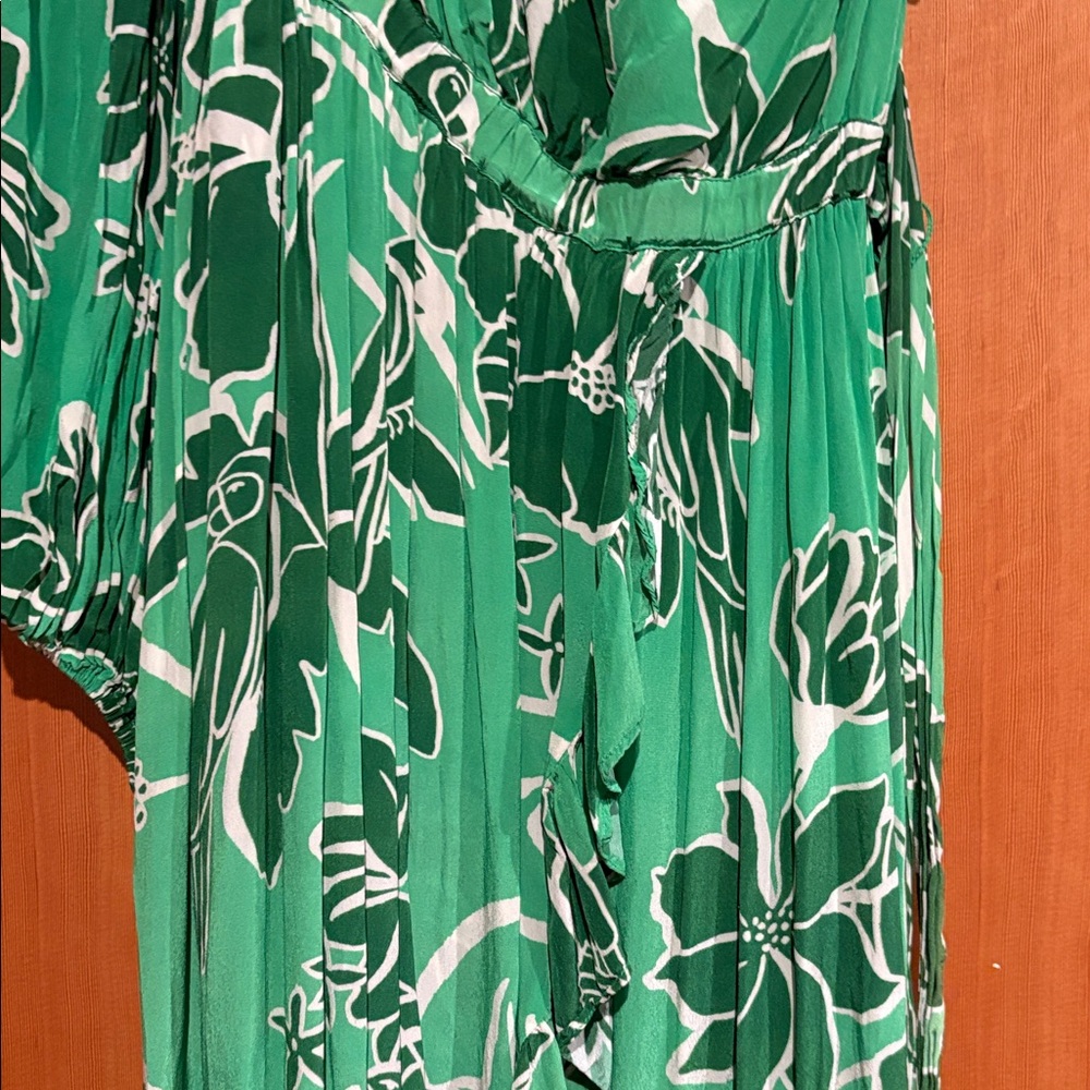 Farm Rio Printed One-Shoulder Ruffle Dress - Picture 5 of 9